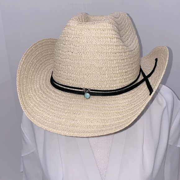 Boho Adjustable Rope Necklace Choker Hat Charm Tie - Picture 5 of 9